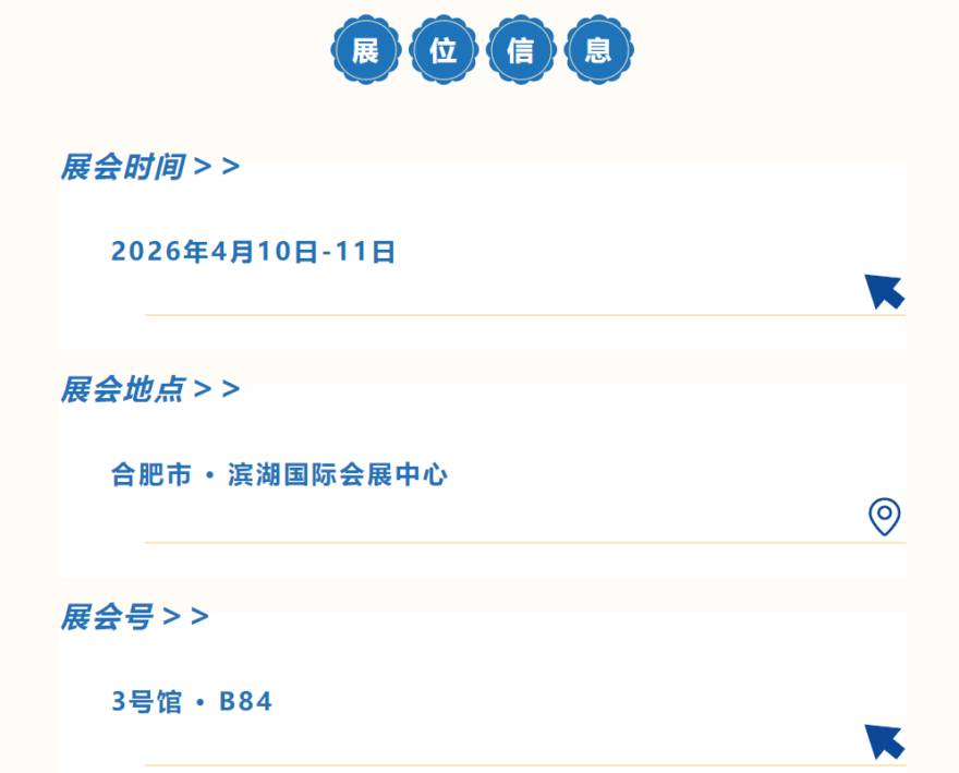 展位信息